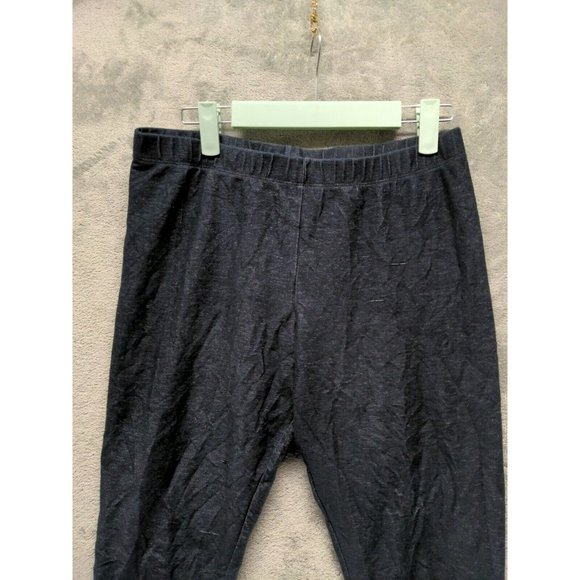 🍑NO BOUNDARIES Women Leggings Workout Casual Yoga Mid Rise Navy SIZE L (11-13) - Picture 2 of 7